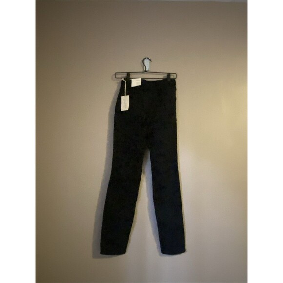 Women's High-Rise Skinny Jeans - Universal Thread Black Wash 4 Short Ankle - Picture 3 of 7